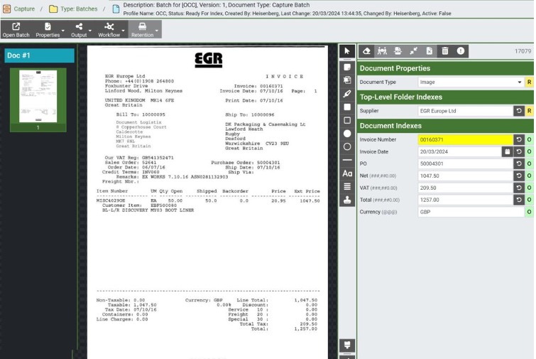 Document Management Software File Indexing